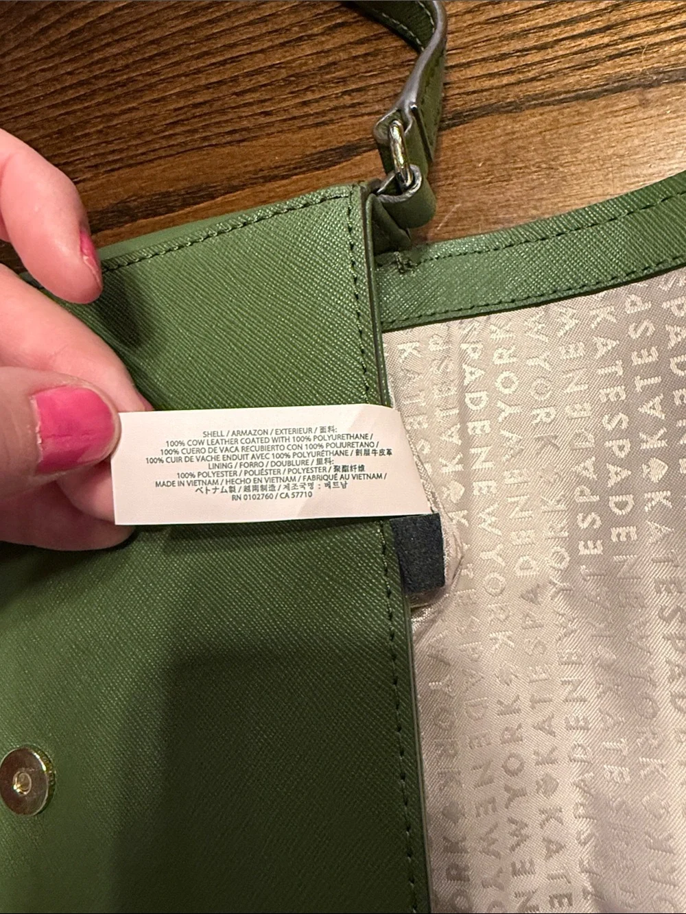 kate spade olive green leather crossbody